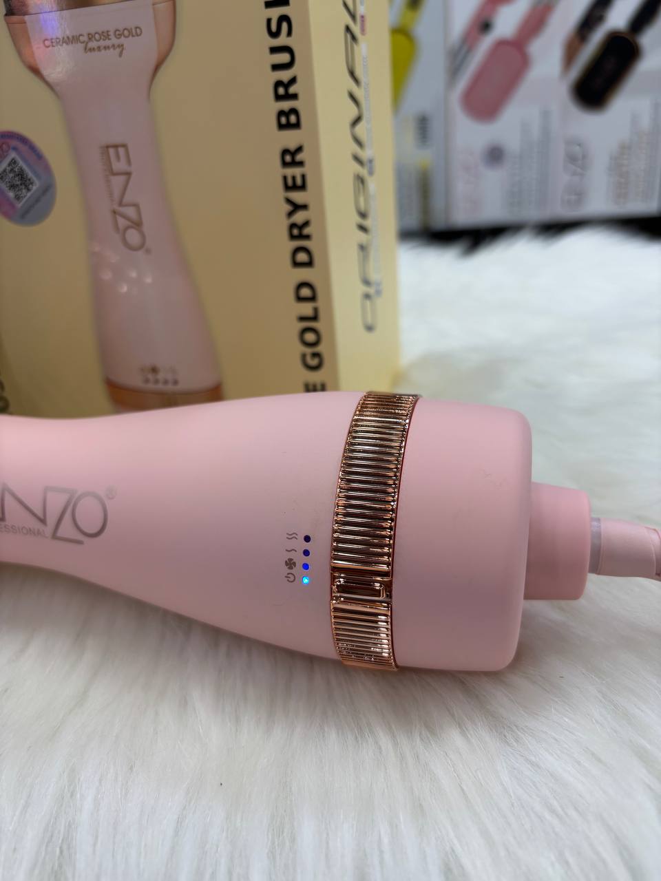 ENZO Rose Gold Hair Brush EN-6209